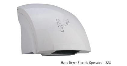 Hand Dryer Electric Operated