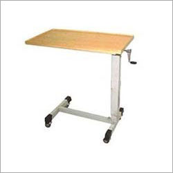 Adjustable Over Bed Table Size: 30" X 16"