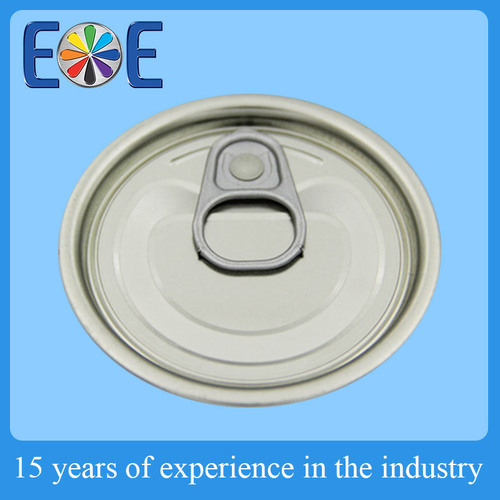 Stainless Steel Easy Open End 63mm - 72.15mm OD, 62.3mm ID, 2mm Countersink, 0.20mm Curl Height, Tamper Evident Seal