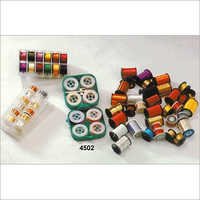 Floss Tinsels Thread - Polyester 0.1-0.5 Mm Gold, 50-100 M | High Tensile, Uniform Thickness, Durable Finish