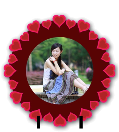 Acrylic Table Top - 12 Inch Diameter, 0.5 Inch Thick, Round | Customizable, Durable, High Resolution Photo Display