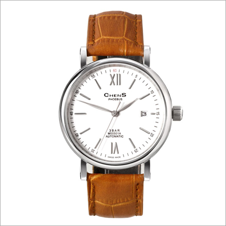 Leather Men's Quartz Watch
