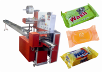 Soap Packing Machine - Stainless Steel, 18x4x6 Inches, White | Electric Drive, Plc Control, Automatic - Suitable For Beverages, Food, Medical, Textiles, Apparel, Chemicals, And More 