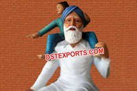 Punjabi Fiber Glass Statue