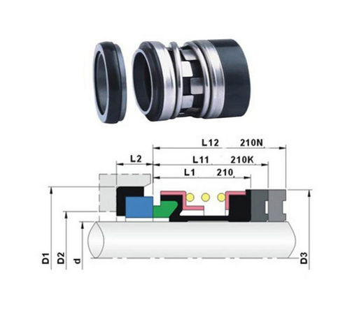 Elastomer Bellow Mechanical Seal