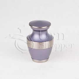 Lineas Starlight Blue Brass Metal Token Cremation Urn