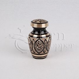 Moderne II Brass Metal Token Cremation Urn