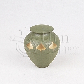 Nature Aspen Brass Metal Token Cremation Urn