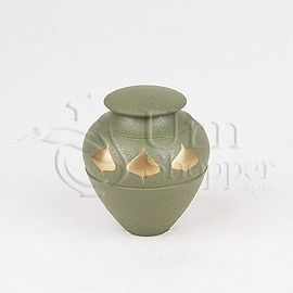 Nature Aspen Brass Metal Token Cremation Urn