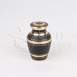 Onyx Elite Brass Metal Token Cremation Urn