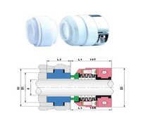 Ptfe Piston Seal - Color: White