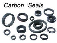 Carbon Seals - Rigid Natural Rubber, Black Color | High Temperature Resistance, Dynamic Load Bearing, Custom Sizes