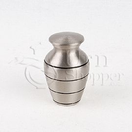 Platinum Brass Metal Token Cremation Urn