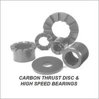 Carbon Thrust Disc & Bearings - Carbon Material, 70-90 Hrc Hardness | Lightweight, Rust Resistance, Easy Installation For Submersible Pumps