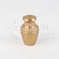 Gold Solaris Brass Metal Token Cremation Urn