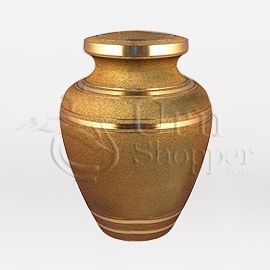 Solaris Keepsake Brass Metal Cremation Urn