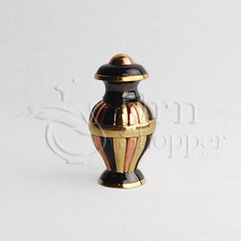 Tricolore II Brass Metal Token Cremation Urn