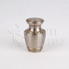 Trieste Pewter Brass Metal Token Cremation Urn