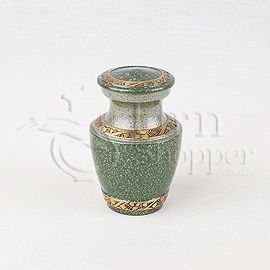 Twilight Forest Brass Metal Token Cremation Urn