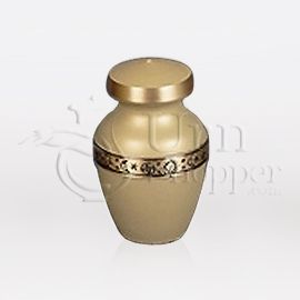 Venus II Brass Metal Token Cremation Urn