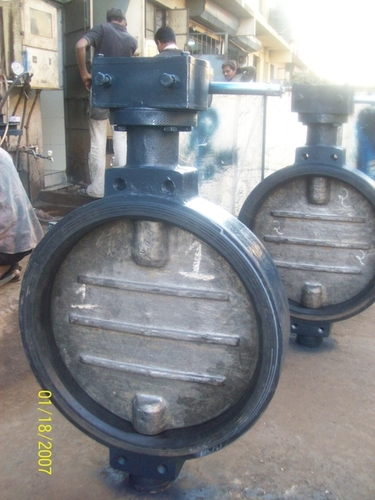 Butterfly Valve - Stainless Steel, High Pressure Wafer Type for Water Use | Hydraulic Power, Silver Finish