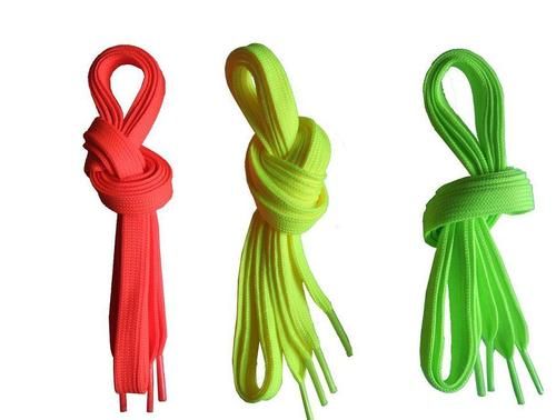 Orange Polyester Shoe Laces