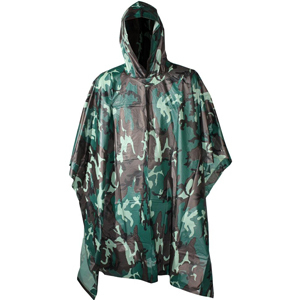 Camo Vinyl Poncho