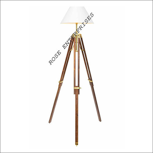 White Shade Lamp Stand