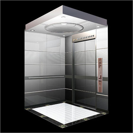 Glass Walls Elevator Cabin