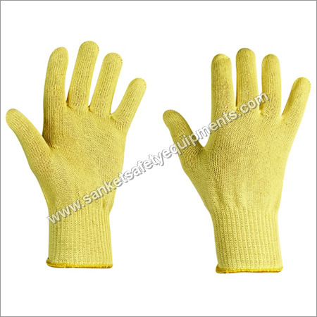 Yellow Industrial Cut Resistant Gloves