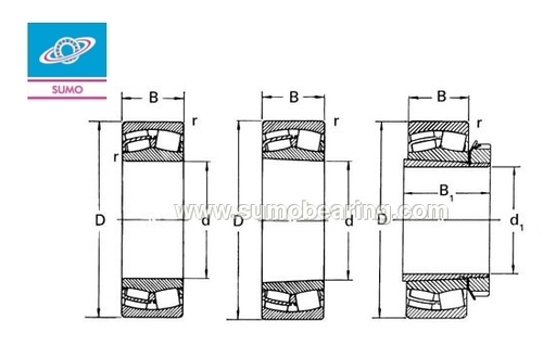 Sumo 24048 Spherical Roller Bearing & Dimensions Bore Size: 240.00