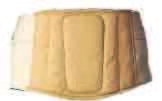 Sacro Lumber Belt Royal - Cotton Elastic, One Size, Beige, Five Plastic Strips | Pain Relief, Sweat Absorption, Lumbar Support