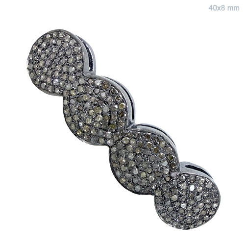 Silver Diamond Finding Jewelry