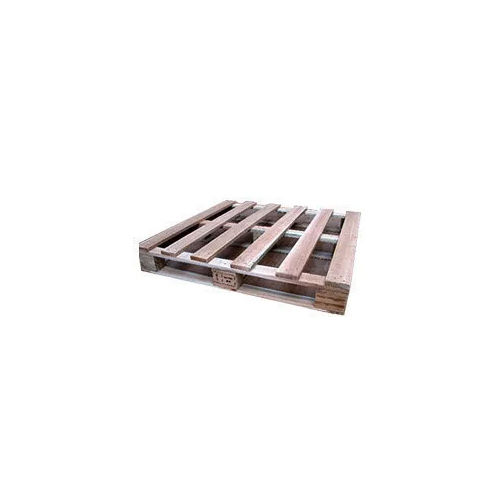 Fumigated Wooden Pallets - Color: Brown