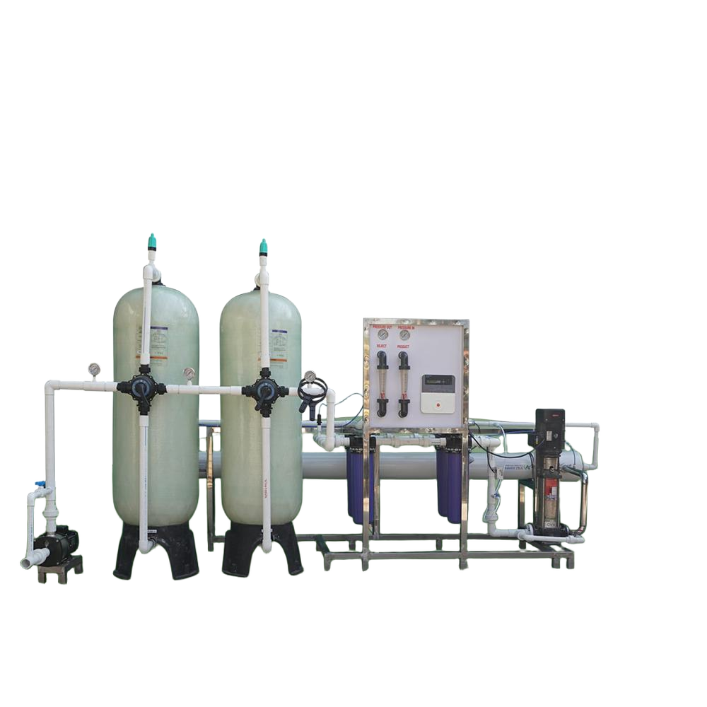 Commercial Reverse Osmosis Systems - FRP Material Construction , 220V Electric Drive, Full Automatic Operation