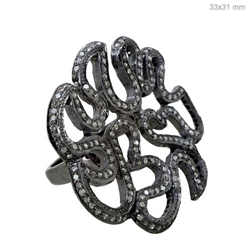 Diamond Snake Ring