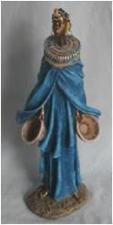 Resin African Lady Statue