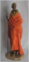 Resin African Lady Statue
