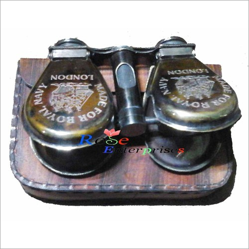 maritime Antique brass pocket folding Binoculars maritime Antique brass pocket folding Binoculars