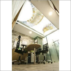 Director Cabin Printed Ceiling
