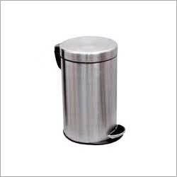 Silver Steel Paddle Bin