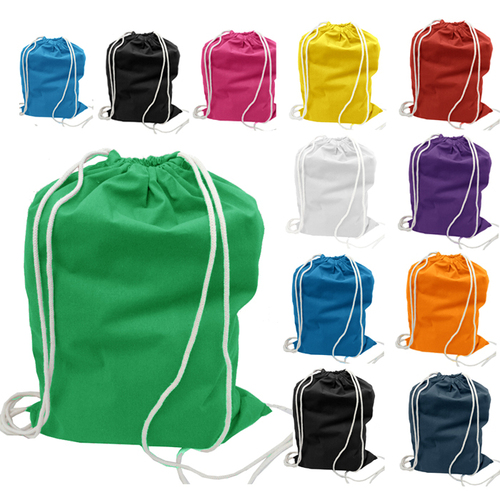 Cotton Colorful Pouch Bags