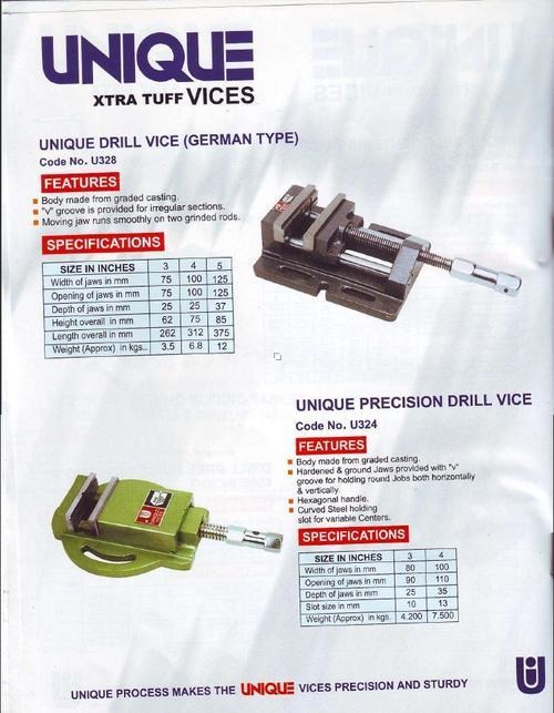 Unique Drill Vice