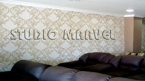 Pvc Classic Floral And Leaves Wallpapers