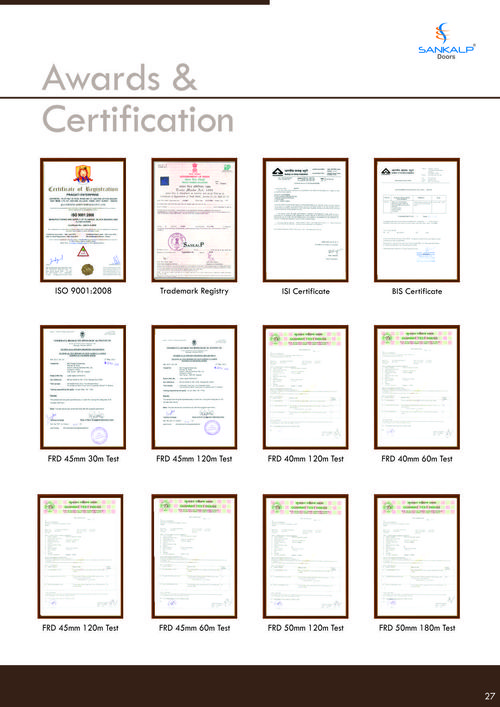 Awards And Certification