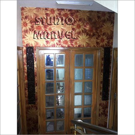 Pvc Floral Pattern Wallpaper