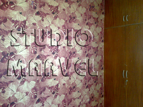 Pvc Retro Floral Pattern Wallpaper