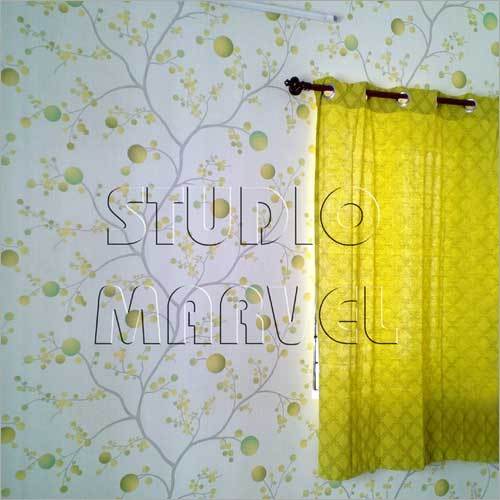 Pvc Seamless Floral Pattern Wallpaper