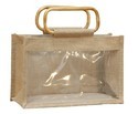 Jute Bags With PVC Windows
