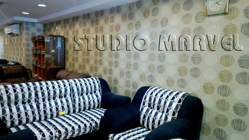 Pvc Geometric Design Wallpapers